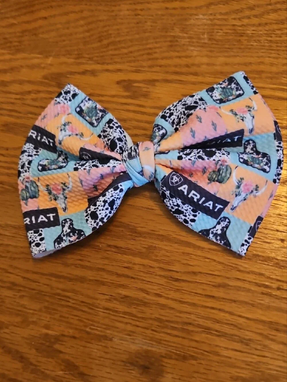 Western Hair Bows On Clip